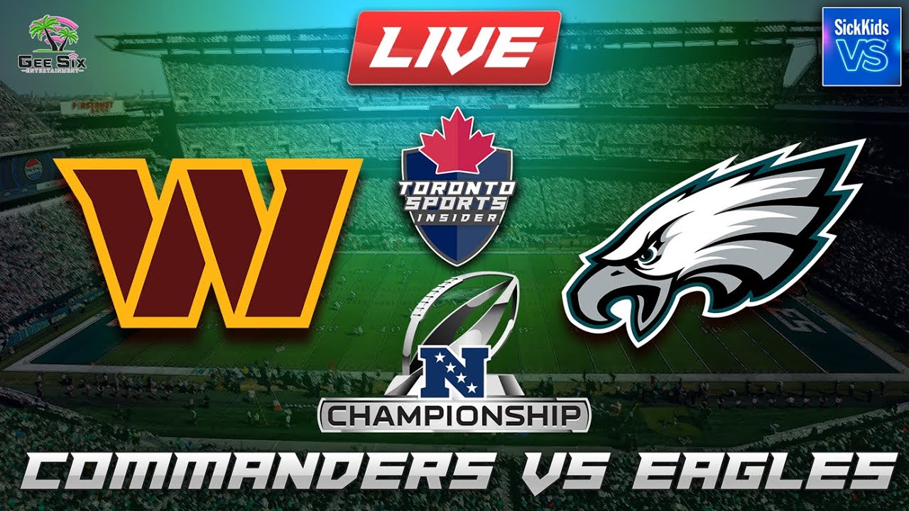 Washington Commanders vs Philadelphia Eagles LIVE Stream Game Audio | AFC Championship Cast & Chat