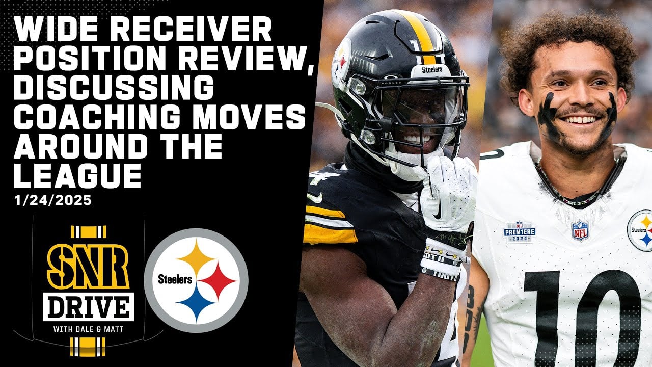 WR Position Review, Talking News Around the NFL, Top 50 Prospects | SNR Drive | Pittsburgh Steelers