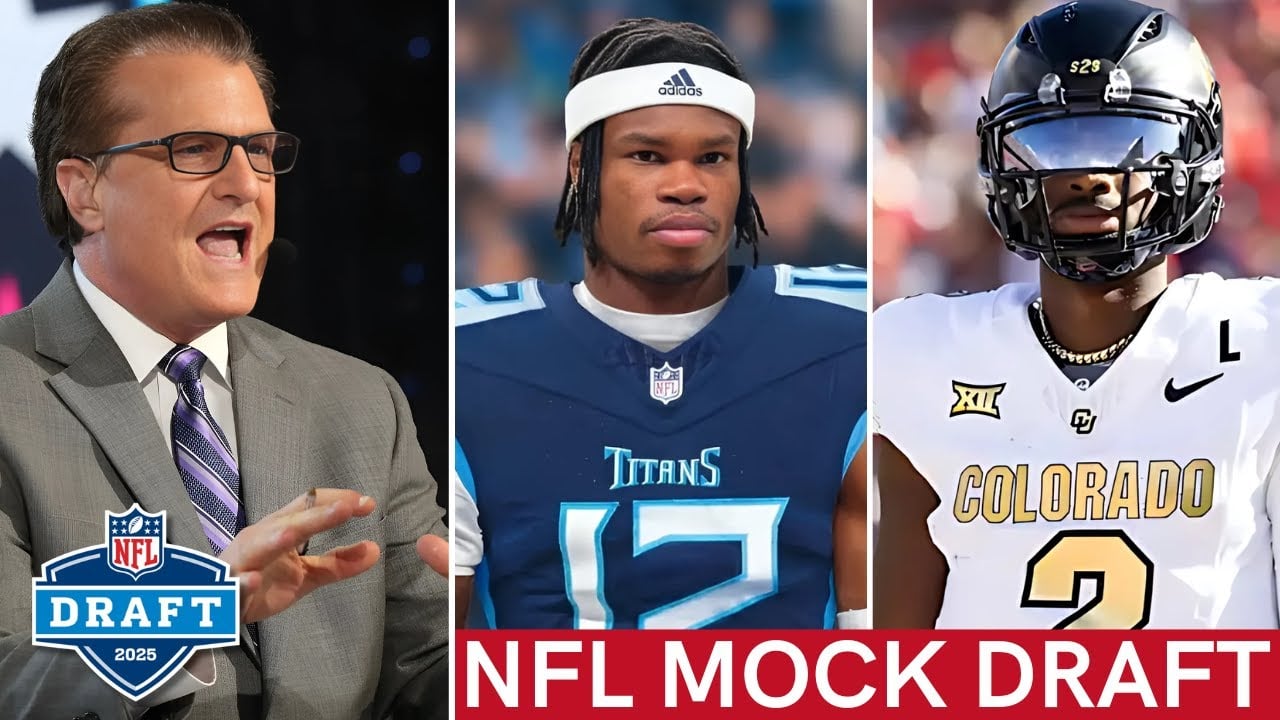 2025 NFL Draft Shocker: Titans Grab Travis Hunter, Raiders Land Shedeur Sanders! Mel Kiper breaks!