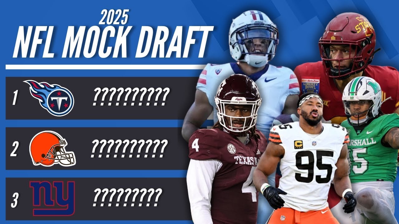 2025 NFL Mock Draft WITH Trades | Post Super Bowl Mock Draft