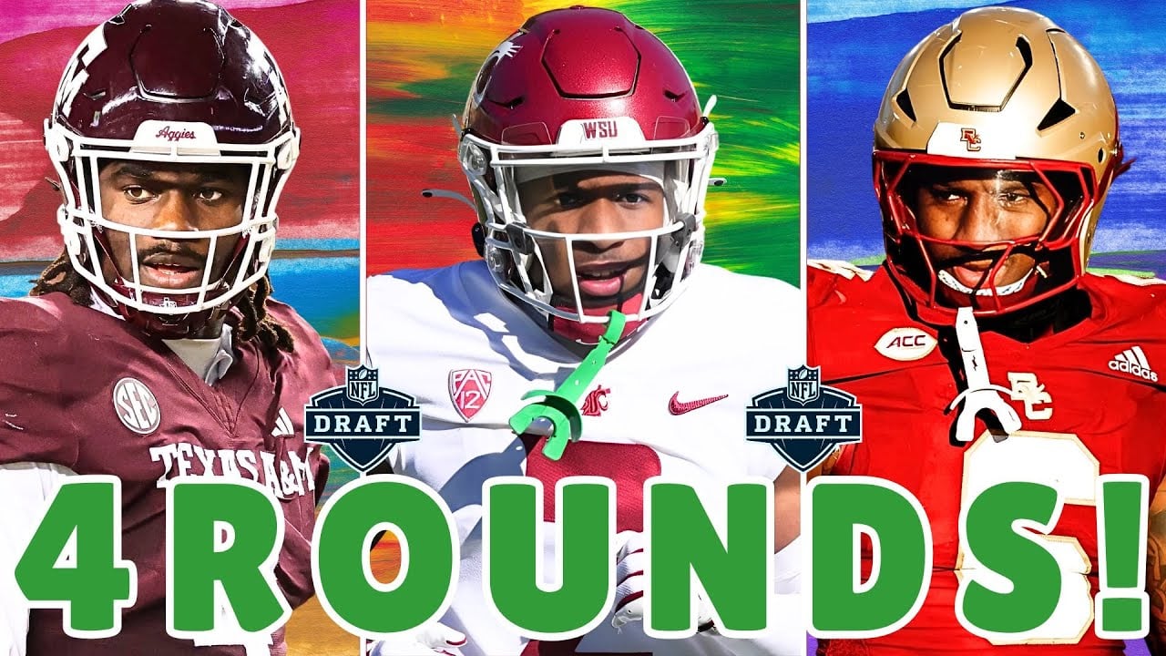 4 ROUND 2025 NFL Mock Draft!! 🏈