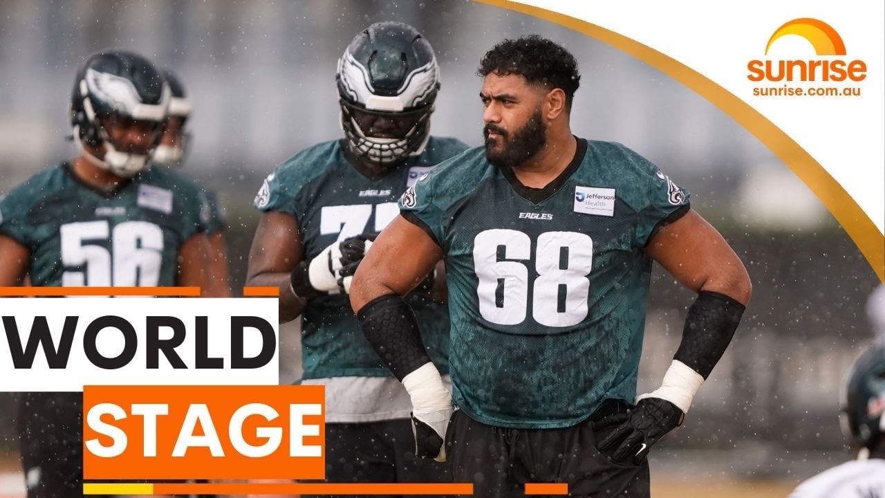 Aussie NFL player Jordan Mailata takes the world stage | Sunrise