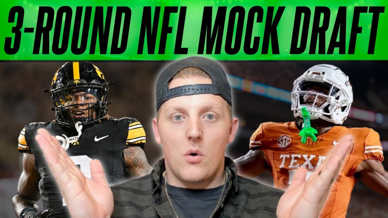 Cody Carpentier’s NEW 2025 NFL Mock Draft Full Three-Rounds | The Draft Rankings Show