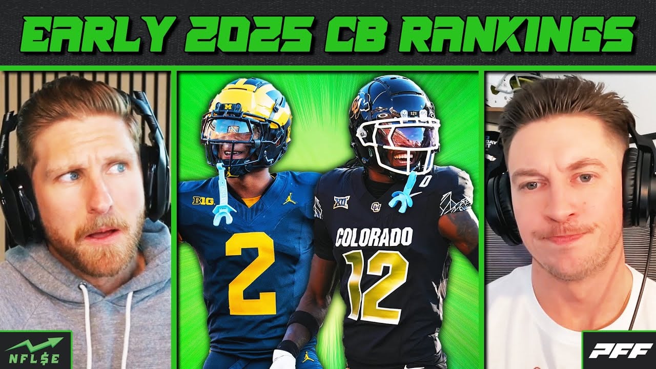 Cornerback Rankings for 2025 NFL Draft | NFL Stock Exchange