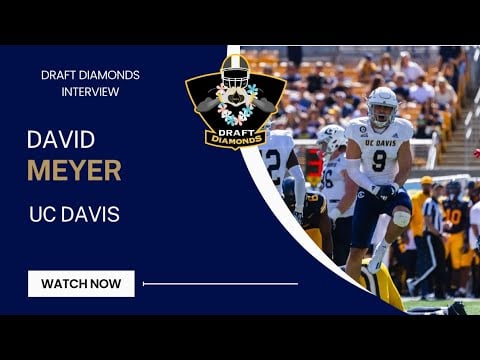 David Meyer, LB, UC Davis | 2025 NFL Draft Prospect Zoom Interview