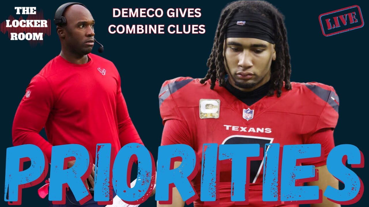 DeMeco Has Combine Confessions & NFL Draft Experts Layout CHALLENGES & ADVANTAGES For Texans!Meco