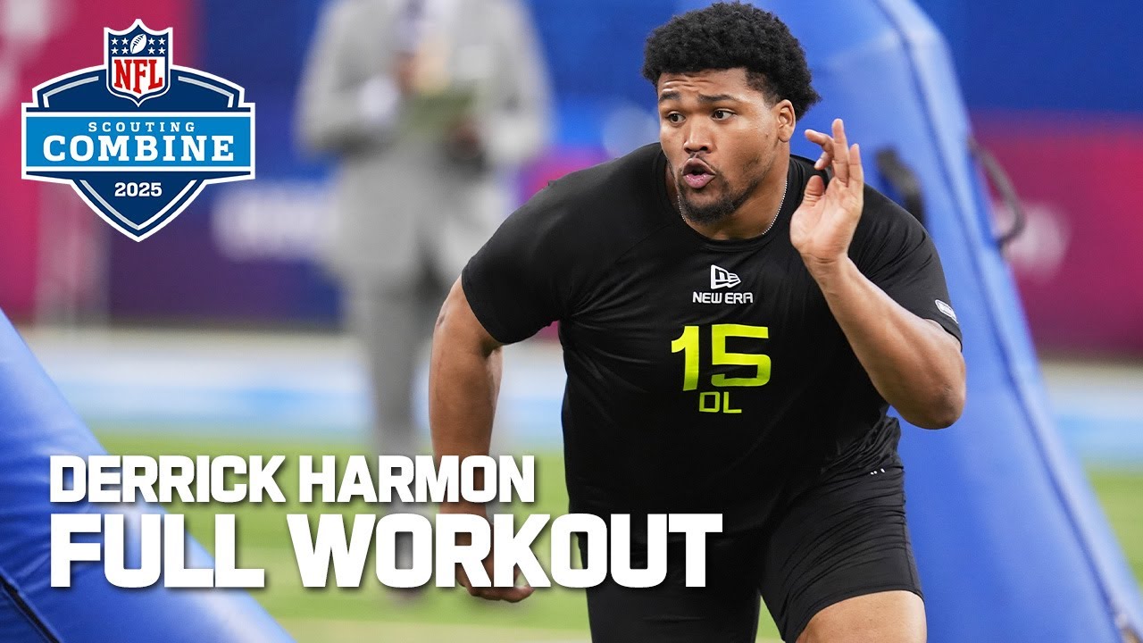 Derrick Harmon’s 2025 NFL Scouting Combine workout