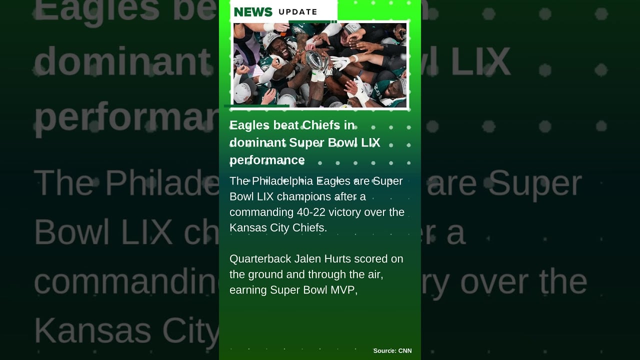 Eagles beat Chiefs in Super Bowl LIX #news #superbowl #eagles #chiefs #mahomes #jalenhurts #nola