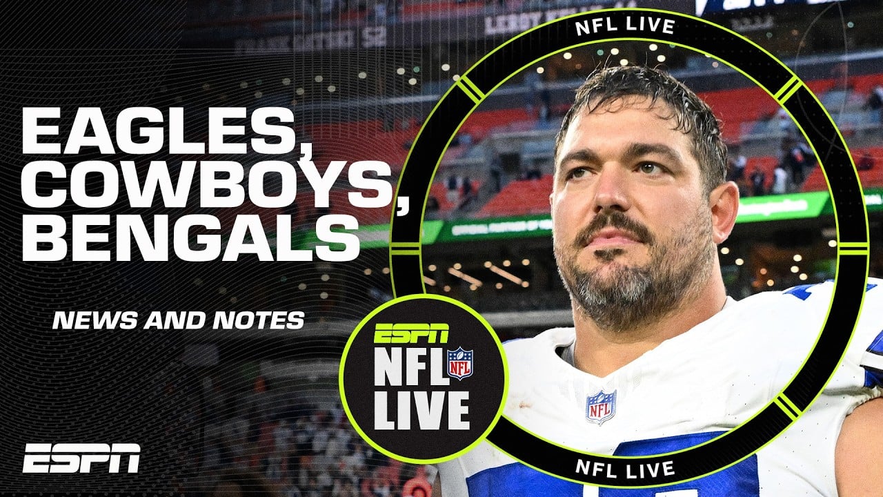 Eagles OC change 👀 Cowboys legend Zack Martin retires ⭐ Bengals news ✍️ | NFL Live