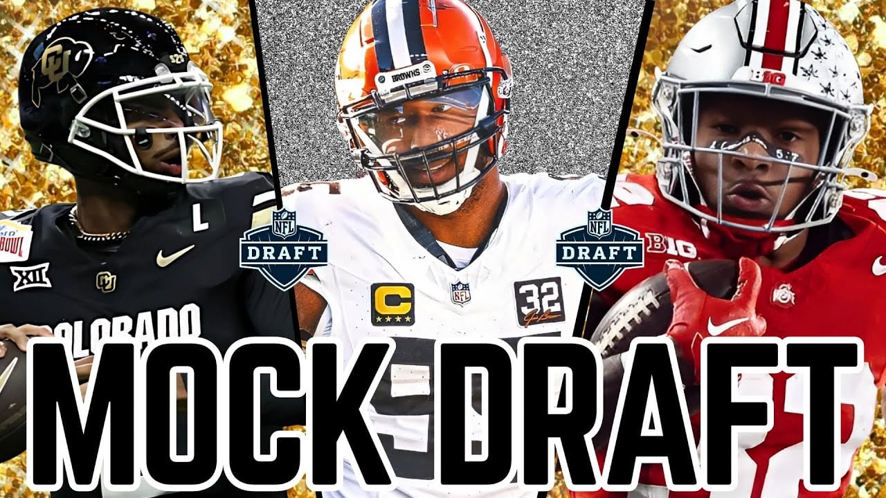 END OF SEASON 2 Round 2025 NFL Mock Draft | DETROIT TRADES FOR MYLES GARRETT?