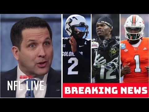 ESPN latest on 2025 NFL Draft: Travis Hunter to Titans? – Shedeur Sanders or Cam Ward is QB1?