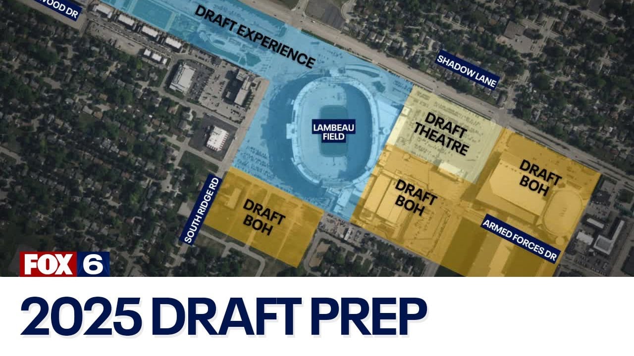 Green Bay preps for NFL Draft 2025 | FOX6 News Milwaukee