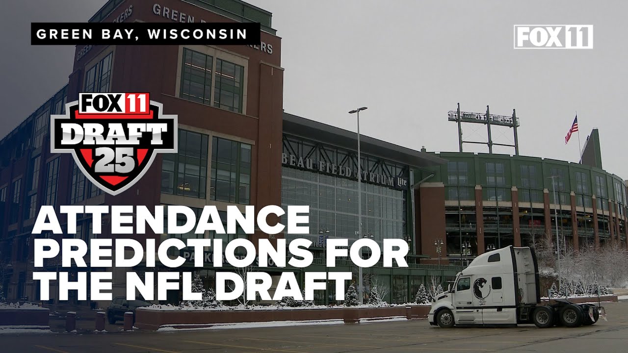 How many people will attend the 2025 NFL Draft in Green Bay?