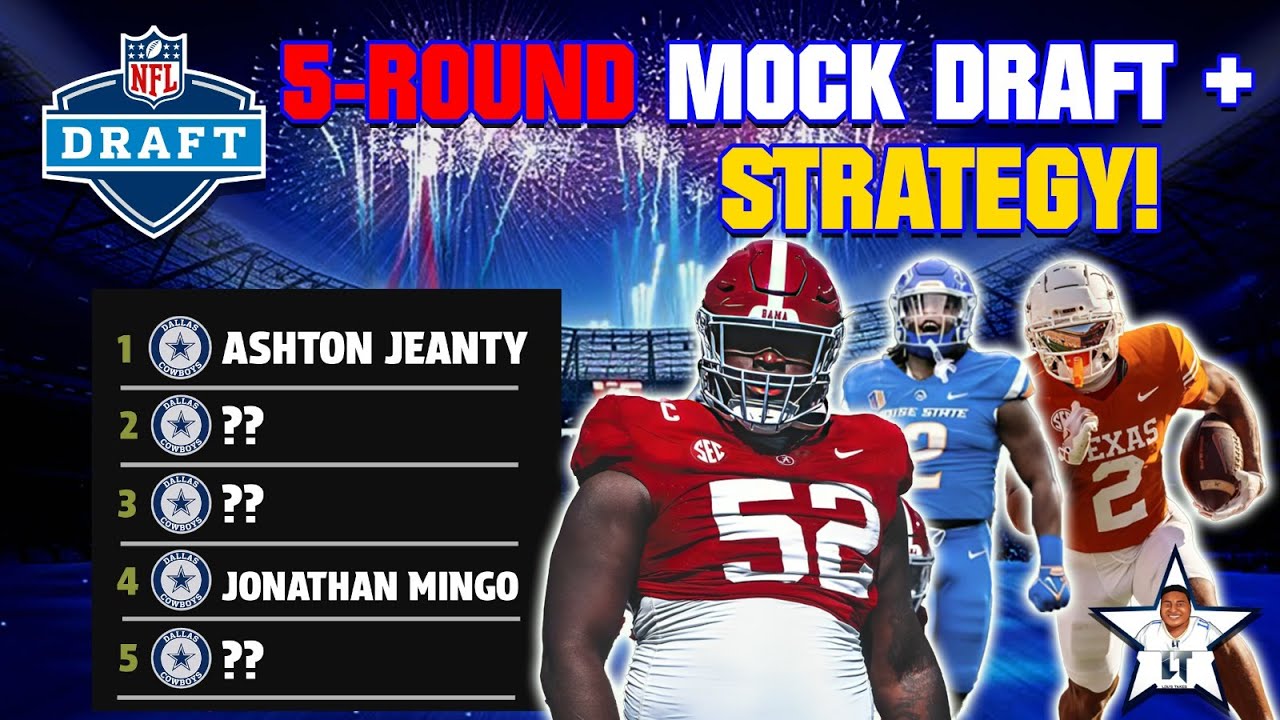 How the Cowboys Can DOMINATE the 2025: NFL Draft Mock Picks & Strategy!