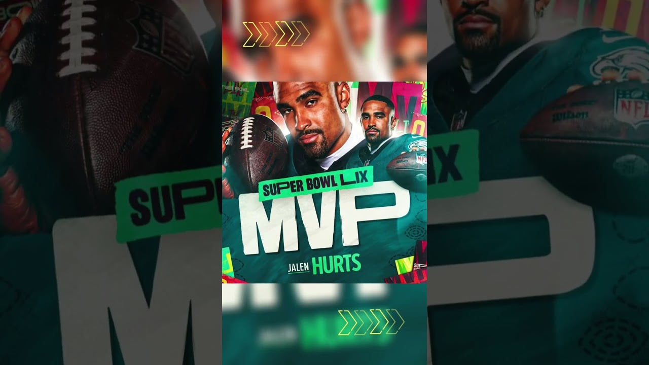 HURTS SB MVP! #jalenhurts #philadelphiaeagles #nfl #nflteam #superbowl #nflnews