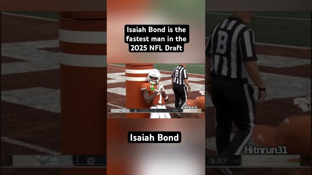 Isaiah Bond: The Fastest Man in the 2025 NFL Draft #nfldraft #cfb #texaslonghorns #hookem