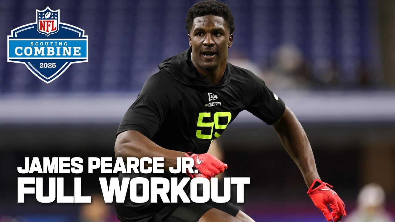 James Pearce Jr.’s 2025 NFL Scouting Combine workout