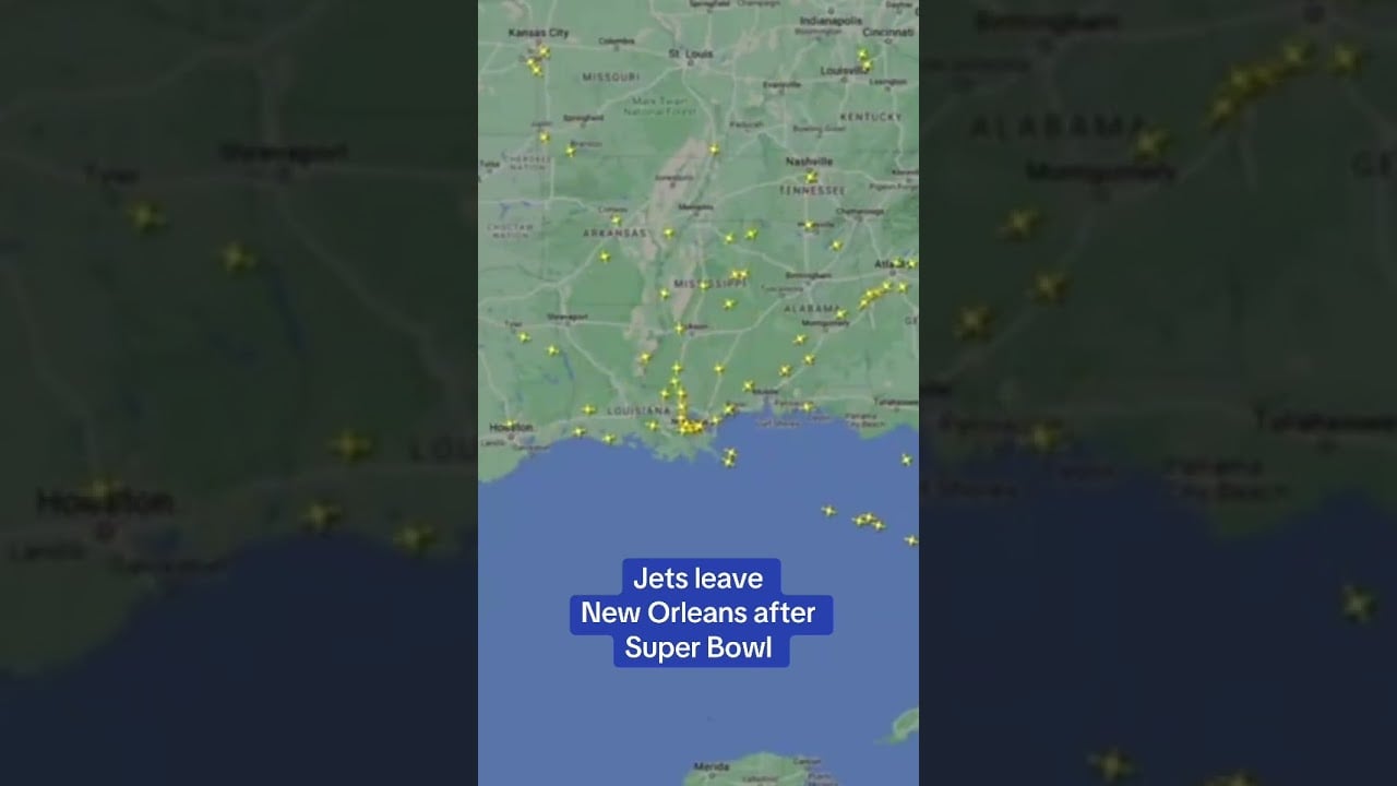 Jets leave New Orleans after the Super Bowl