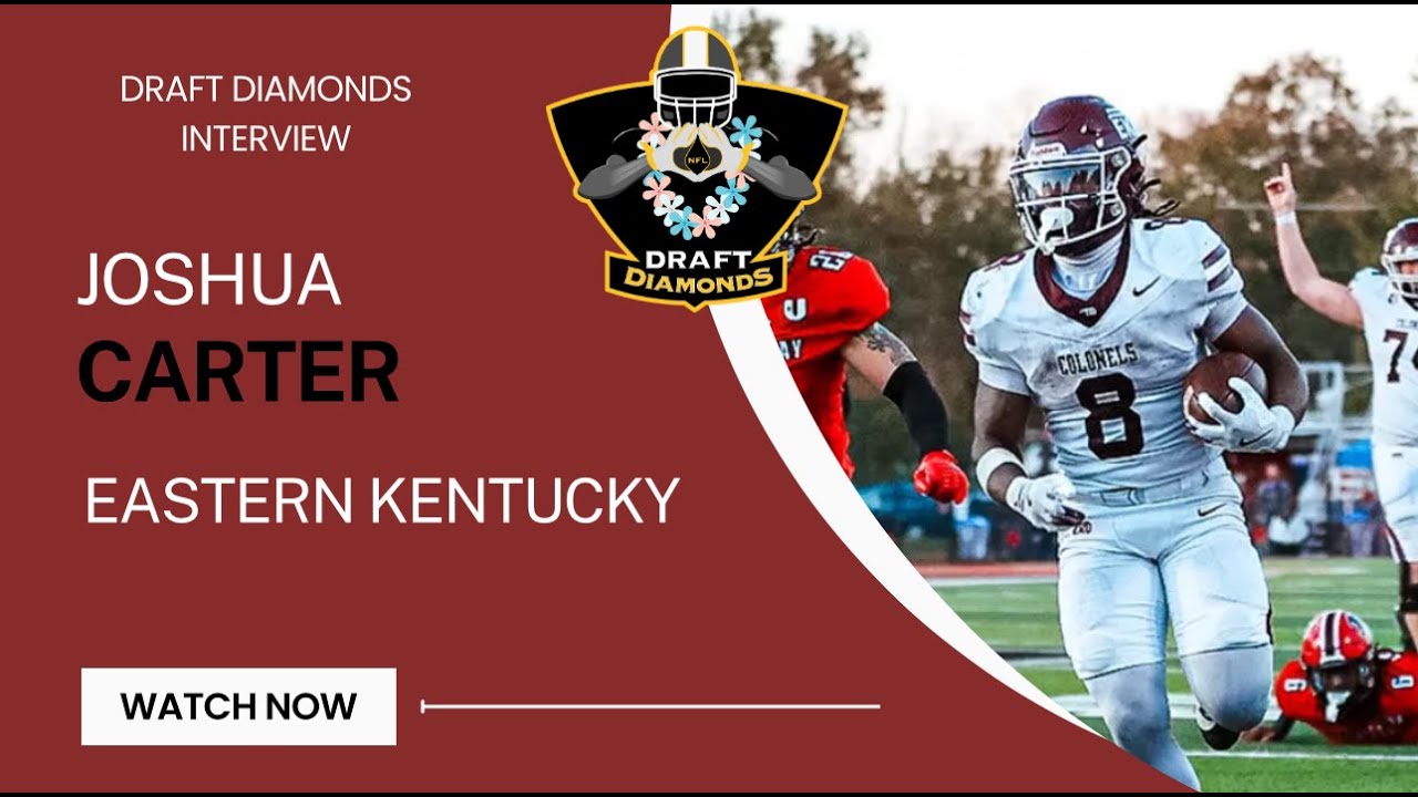 Joshua Carter, RB, Eastern Kentucky | 2025 NFL Draft Prospect Zoom Interview