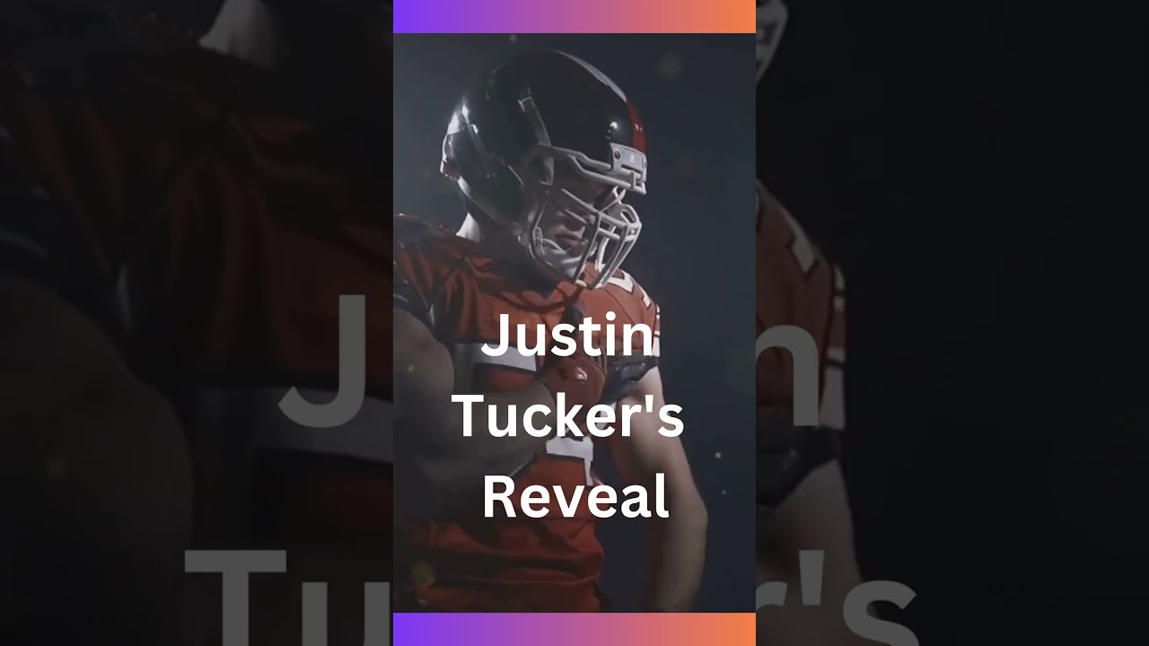 Justin Tucker’s Reveal4 #nfl #NFLNews #JustinTucker