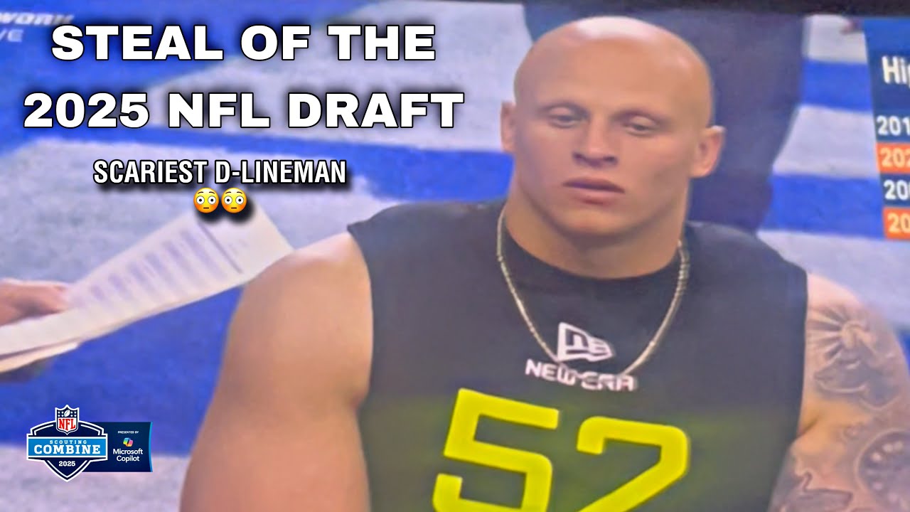 Landon Jackson *TAKES OVER* 2025 NFL Combine Highlights “Steal of the DRAFT?!”