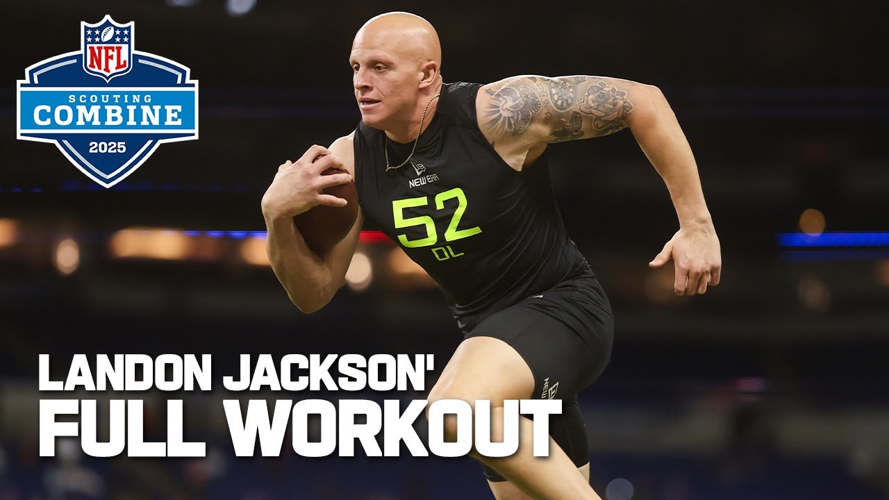 Landon Jackson’s 2025 NFL Scouting Combine workout