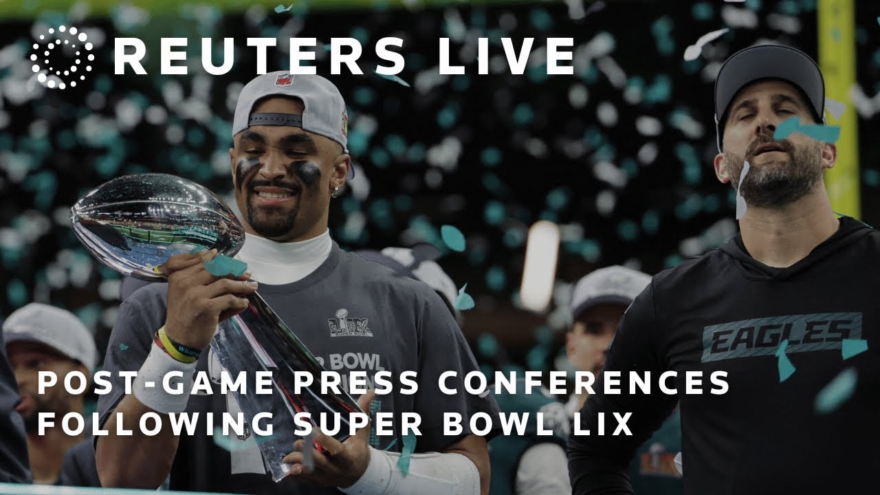 LIVE: Post-game press conferences following Super Bowl LIX | REUTERS