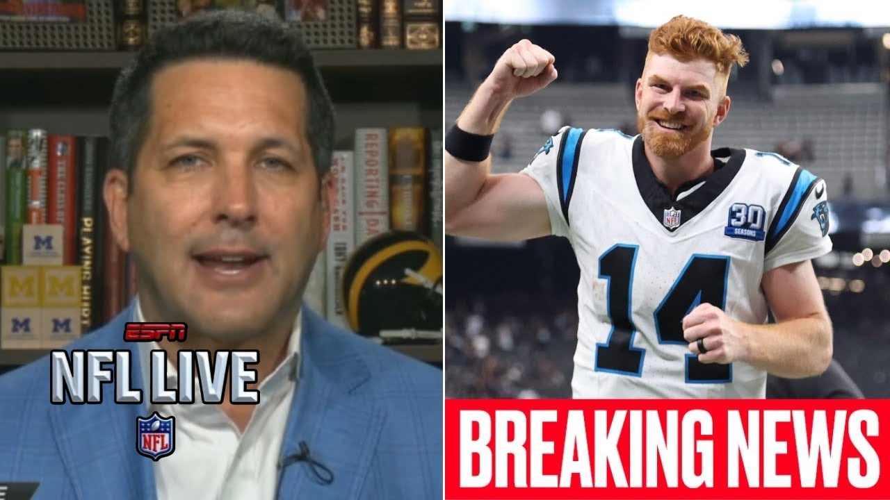 NFL LIVE | Adam Schefter BREAKING NEWS: Panthers & Andy Dalton reached agreement on a 2-yr, $8M