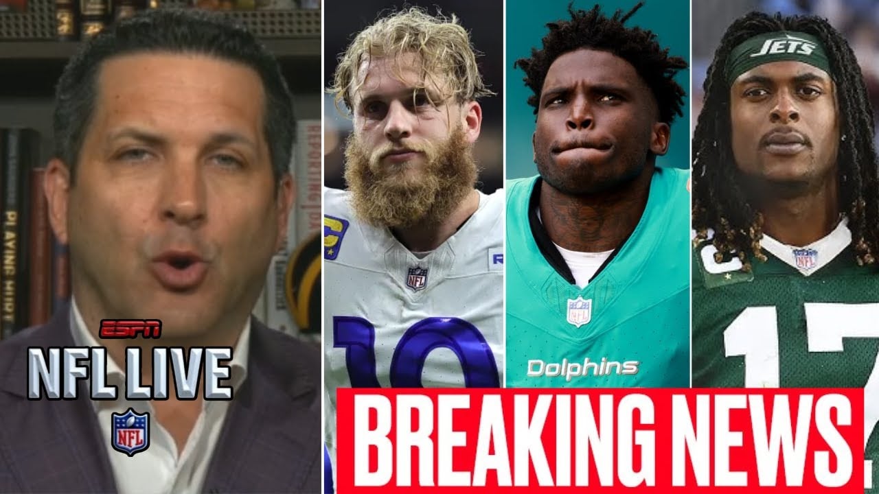 NFL LIVE | Adam Schefter has latest news on Tyreek Hill, Cooper Kupp & Davante Adams’ future, more