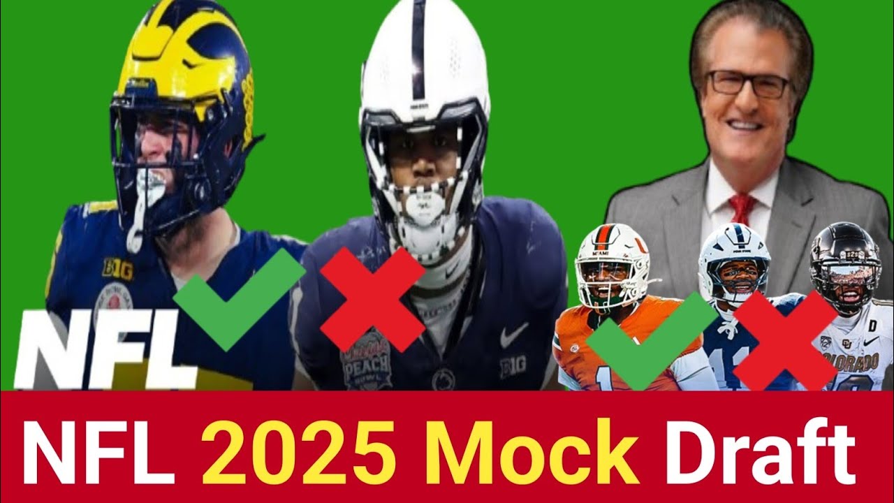 NFL Network’s Post Senior Bowl 2025 NFL Mock Draft | Mock the Mock NFL 2025 draft lastest Zakria