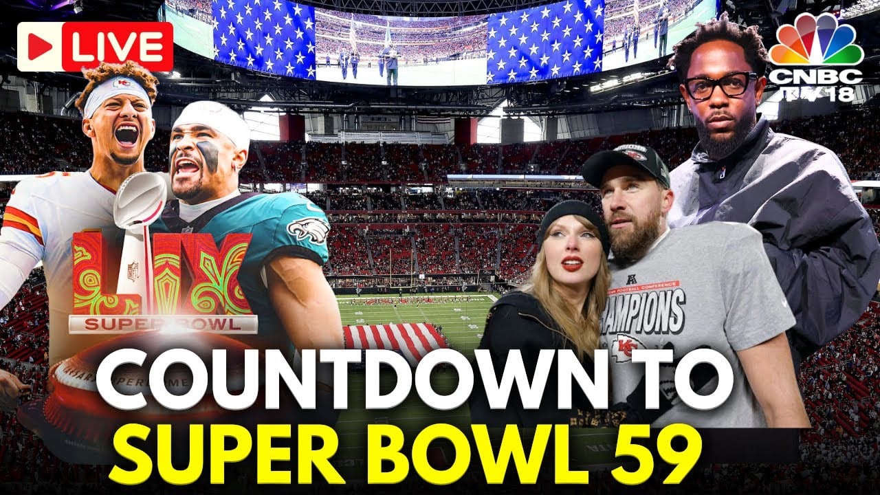 NFL Super Bowl LIVE: Chiefs vs Eagles Super Bowl LIX in New Orleans | Kendrick Lamar | Trump | N18G