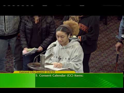 Oakland City Council & Oakland Redevelopment Successor Agency Feb 4th 2025 Meeting