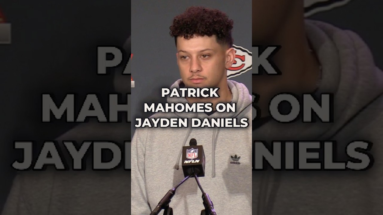 Patrick Mahomes On Jayden Daniels’ Rookie Year #nfl #nflnews #chiefs #superbowllix