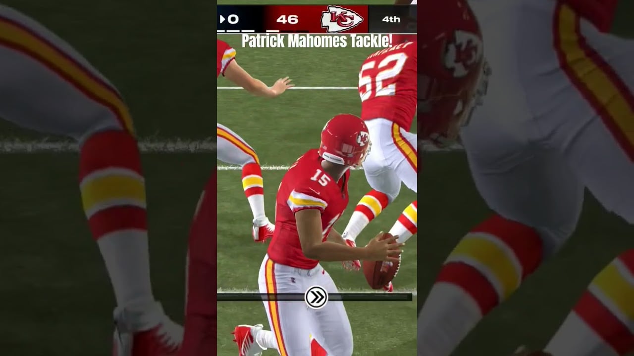 Patrick Mahomes Tackle! #nfl #shorts #patrickmahomes #nflfootball #football #nflhighlights #nflnews