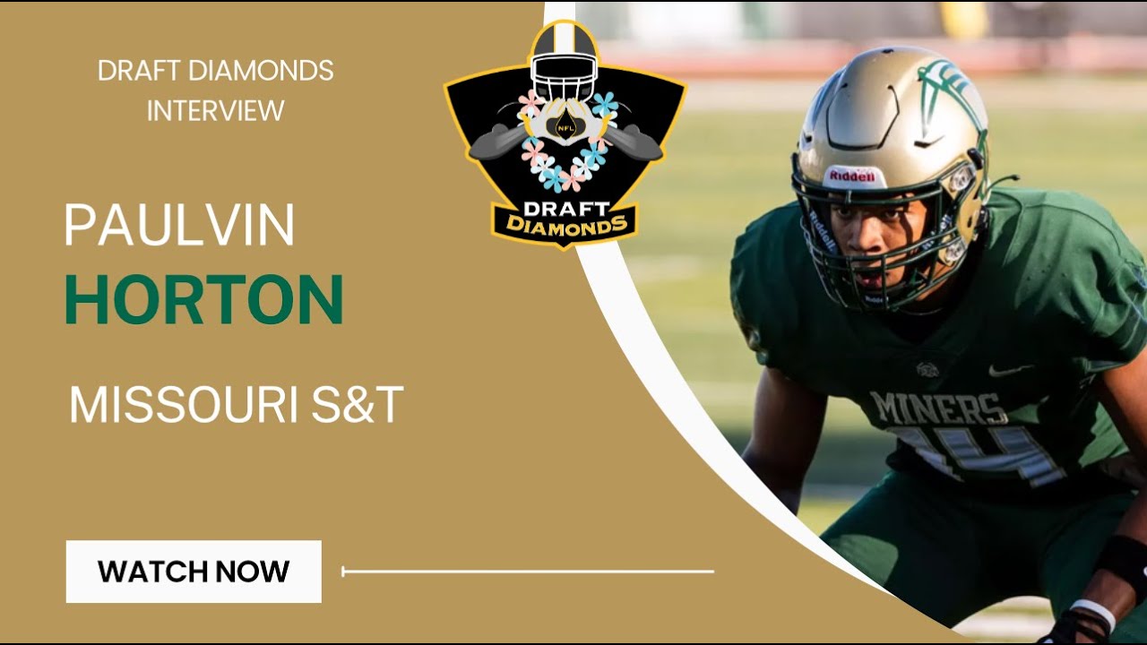 Paulvin Horton, CB, Missouri S&T | 2025 NFL Draft Prospect Zoom Interview