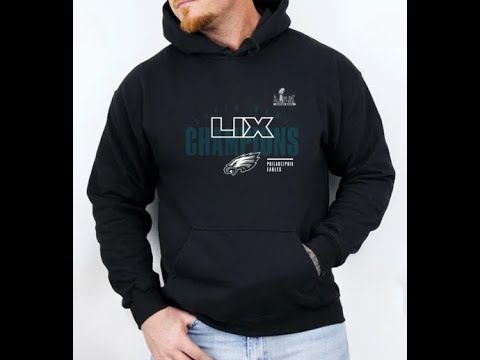 Philadelphia Eagles Super Bowl LIX Champions Legacy Iconic Victory T-Shirt