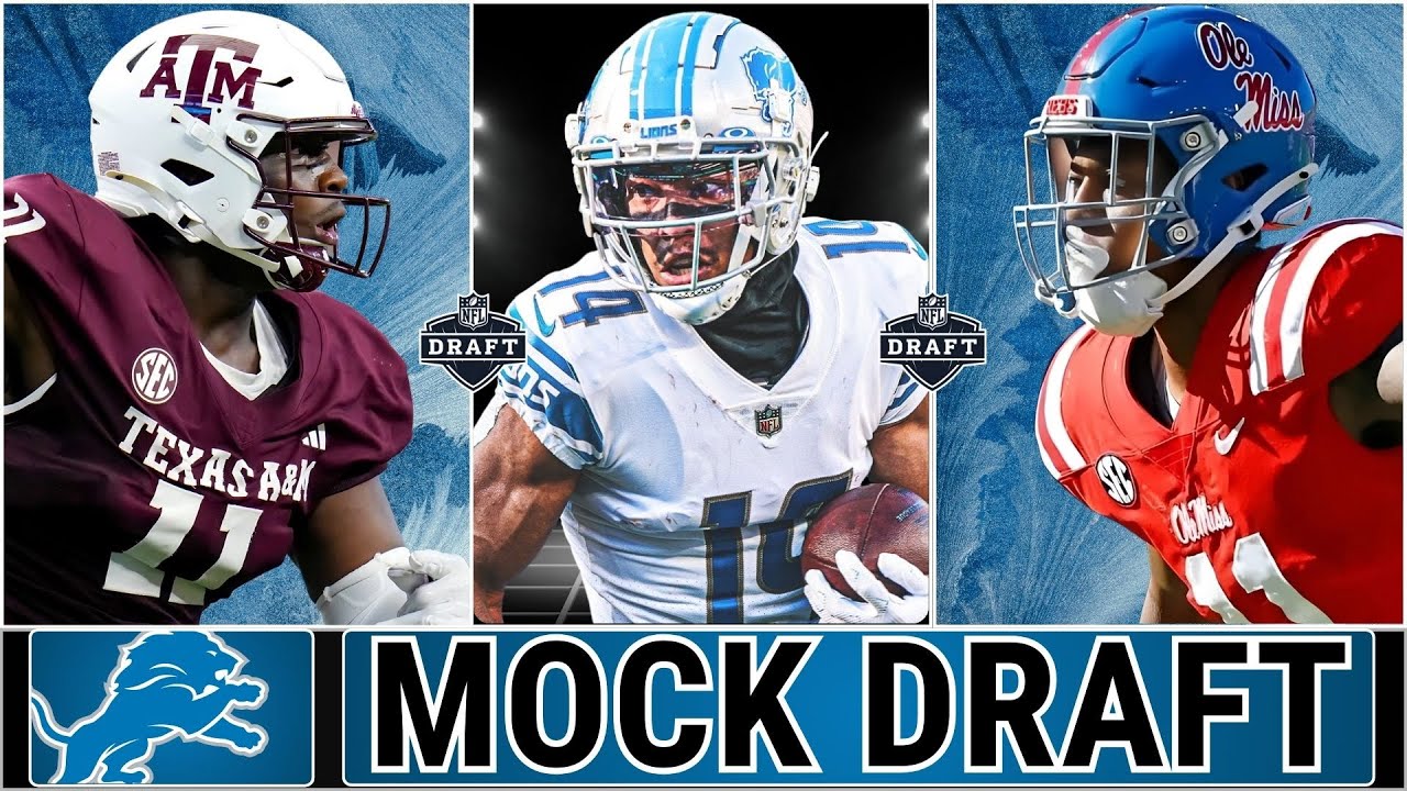 POST SEASON Detroit Lions 7 Round 2025 NFL Mock Draft Full Roster and Off-Season Breakdown 🏈