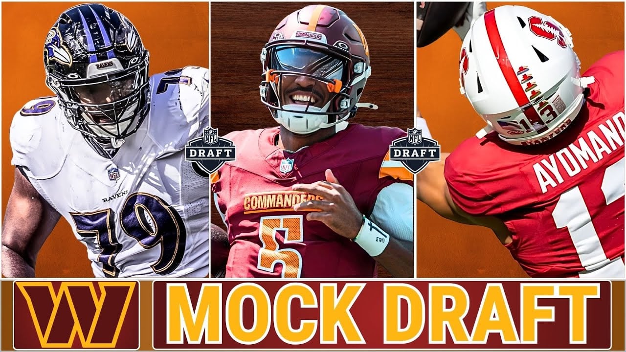 POST SEASON Washington Commanders 7 Round 2025 NFL Mock Draft Full Roster and Off-Season Breakdown 🏈