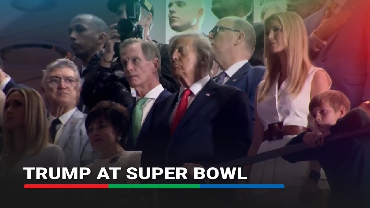 President Trump attends Super Bowl LIX | ABS-CBN News