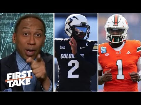 Stephen A. breaks ESPN Top 5 QB prospects for 2025 NFL Draft: 1. Shedeur Sanders 2. Cam Ward