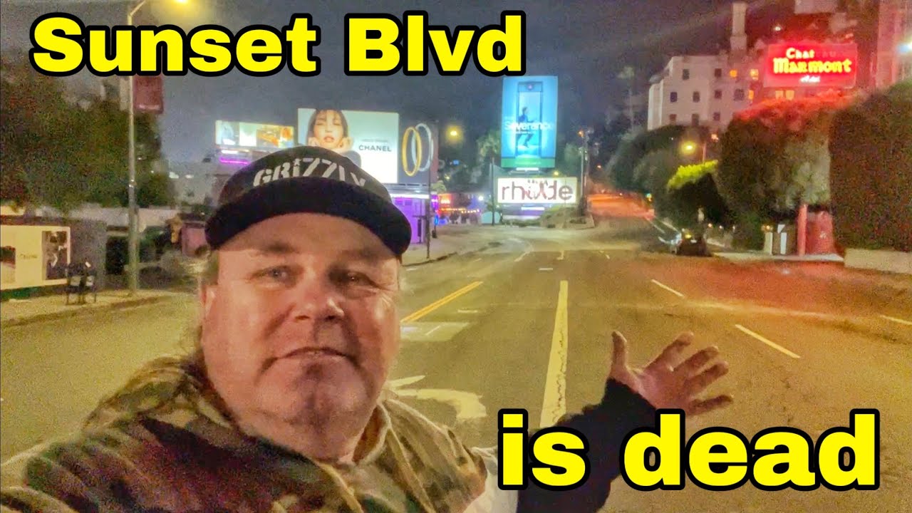 Sunset Blvd is a Ghost Town