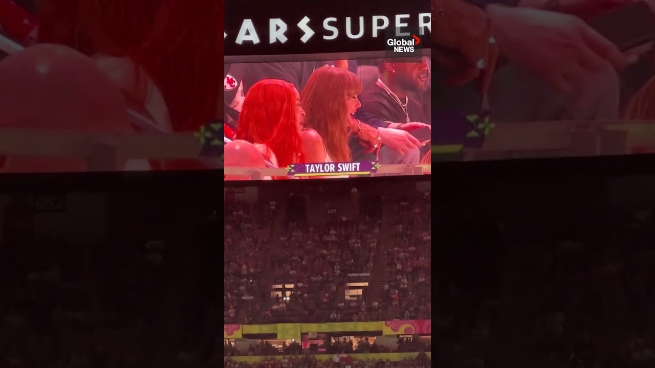 Taylor Swift booed by fans at Super Bowl LIX in New Orleans 🏉🎤 #taylorswift #superbowllix