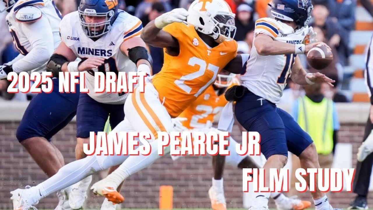 Tennessee Edge James Pearce Jr 2025 NFL Draft Film Study| 2025 NFL Draft