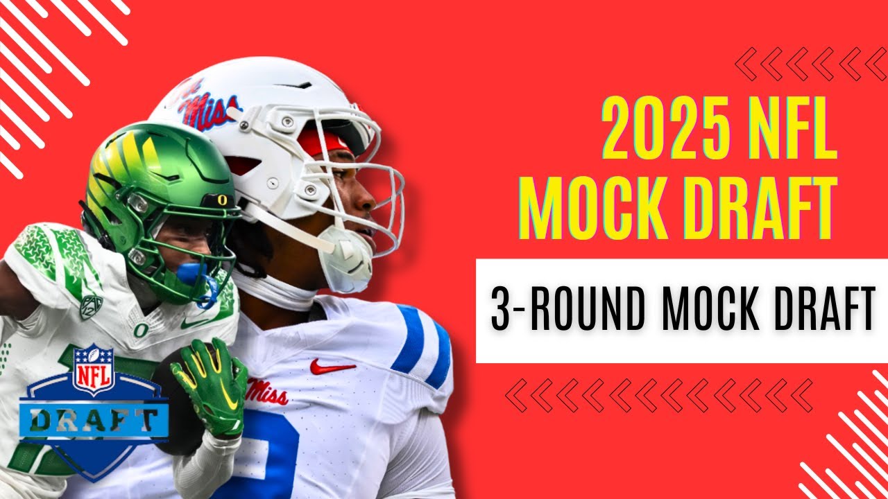 Three Round 2025 NFL Mock Draft 3-man Weave l SENIOR BOWL Edition