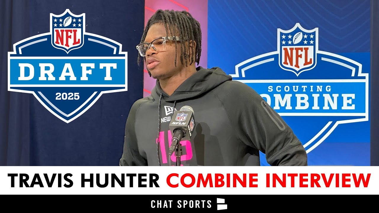 Travis Hunter NFL Combine Interview: Talks Playing WR & DB, Being The #1 Overall Pick & Mentality