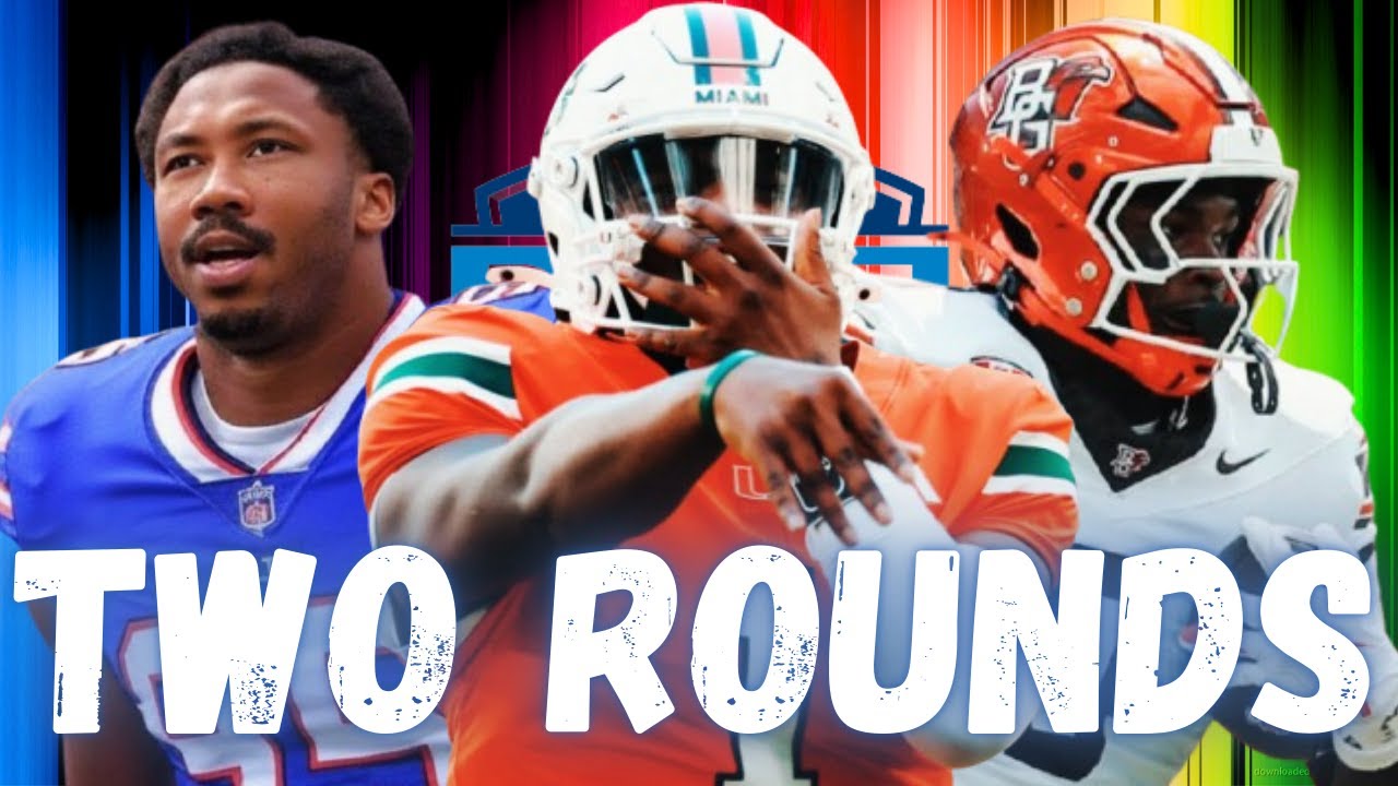 TWO ROUND 2025 NFL Mock Draft | Myles Garrett TRADE🚨