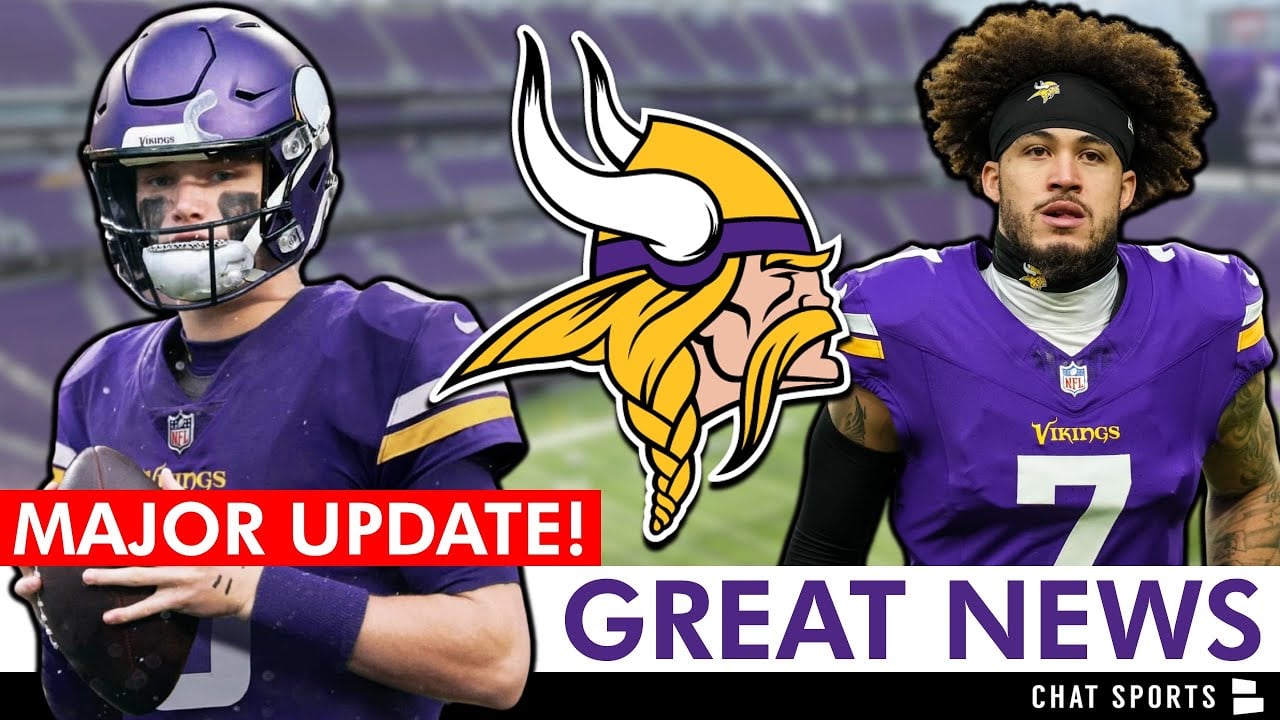 Vikings Fans Get A Double Dose Of Great News Ft. J.J. McCarthy!