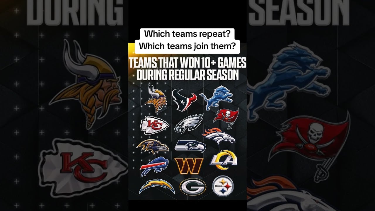 Who stays at 10+ Wins? #nfl #nflnews #nflfootball #nflplayoffs #nfldraft #nflhighlights #football