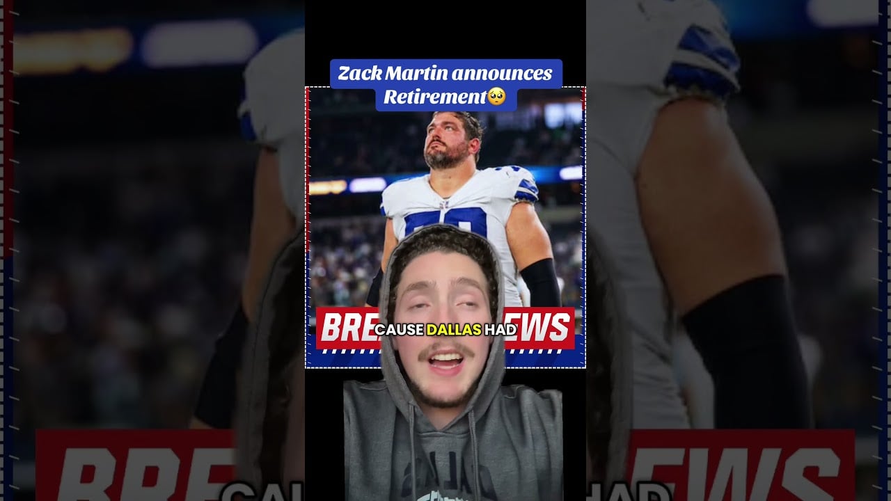 Zack Martin Retirement Reaction #zackmartin #dallascowboys #nflnews #cowboysnation #dc4l