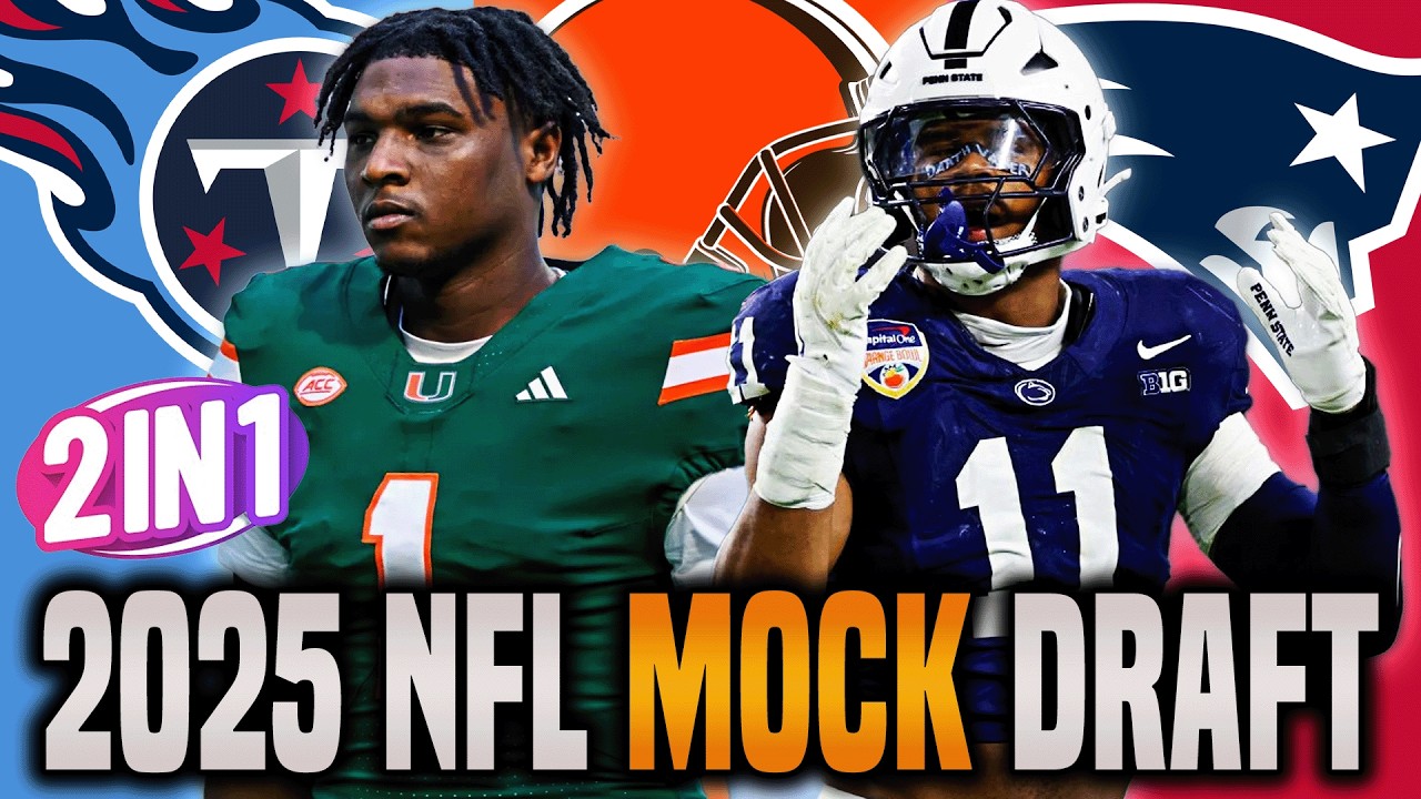 2 in 1 2025 NFL Mock Draft | Post Free Agency